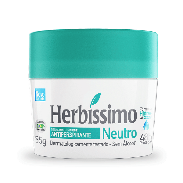 DESODORANTE HERBISSIMO CREME NEUTRO 55G