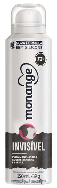 DESODORANTE MONANGE AEROSOL INVISIVEL 150ML
