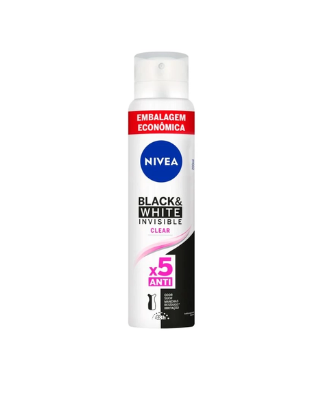 DESODORANTE NIVEA AEROSOL FEMININO INVISIBLE CLEAR 200ML