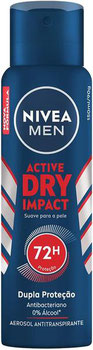DESODORANTE NIVEA AEROSOL MEN ACTIVE DRY IMPACT 150ML
