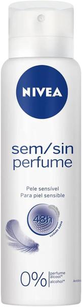 DESODORANTE NIVEA AEROSOL S/PERFUME 150ML