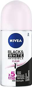 DESODORANTE NIVEA ROLL-ON INVISIBLE BLACK & WHITE CLEAR 50ML