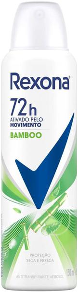 DESODORANTE REXONA AEROSOL BAMBOO 72H 150ML