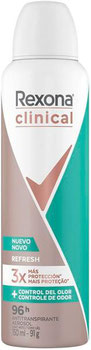DESODORANTE REXONA AEROSOL CLINICAL REFRESH 91G