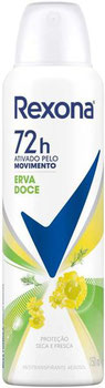 DESODORANTE REXONA AEROSOL ERVA DOCE 72H 150ML