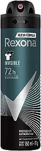 DESODORANTE REXONA AEROSOL MEN INVISIBLE 72H 150ML