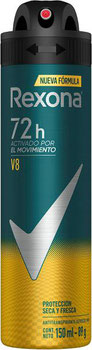 DESODORANTE REXONA AEROSOL MEN V8 72H 150ML