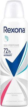 DESODORANTE REXONA AEROSOL S/PERFUME 72H 150ML