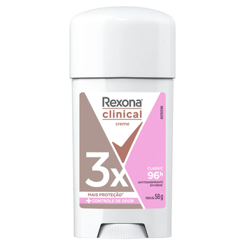 DESODORANTE REXONA CREME CLINICAL CLASSIC 58G