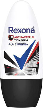 DESODORANTE REXONA ROLL-ON ANTIBACTERIAL + INVISIBLE 50ML