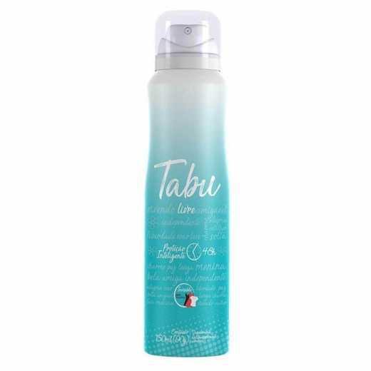 DESODORANTE TABU AEROSOL LIVRE 150ML