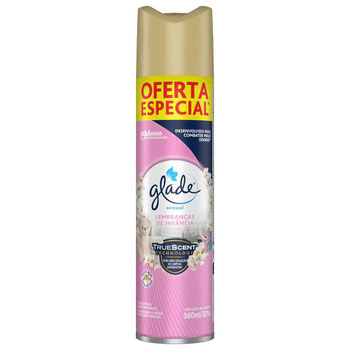DESODORIZANTE AMBIENTE GLADE AEROSOL LEMBRANCAS DE INFANCIA PROMOCIONAL 360ML