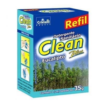 DETERGENTE SANITARIO CLEAN PLUS EUCALIPTO REFIL 35G