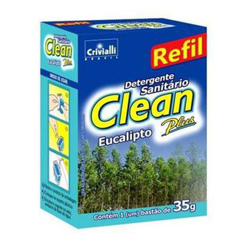 DETERGENTE SANITARIO CLEAN PLUS EUCALIPTO REFIL 35G