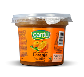 DOCE FRUTA CANTU LARANJA 400G