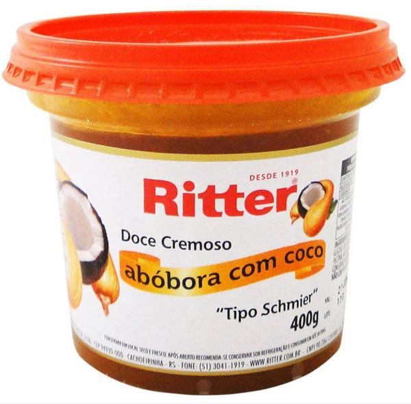 DOCE FRUTA RITTER ABOBORA C/COCO 400G