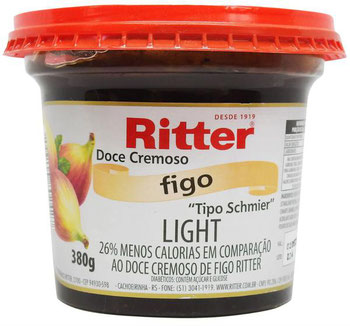DOCE FRUTA RITTER LIGHT FIGO 380G