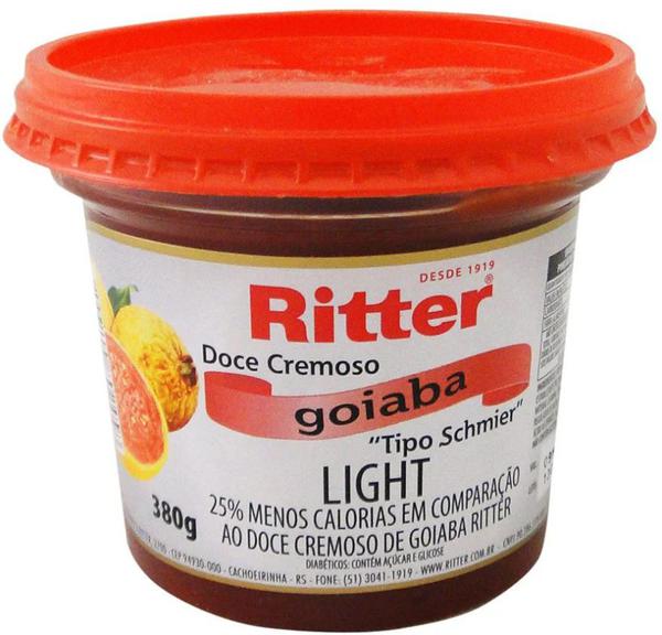 DOCE FRUTA RITTER LIGHT GOIABA 380G