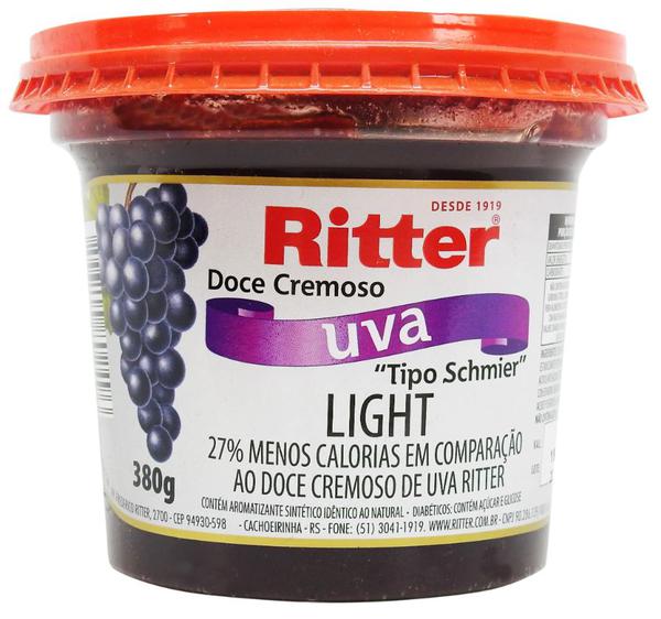 DOCE FRUTA RITTER LIGHT UVA 380G