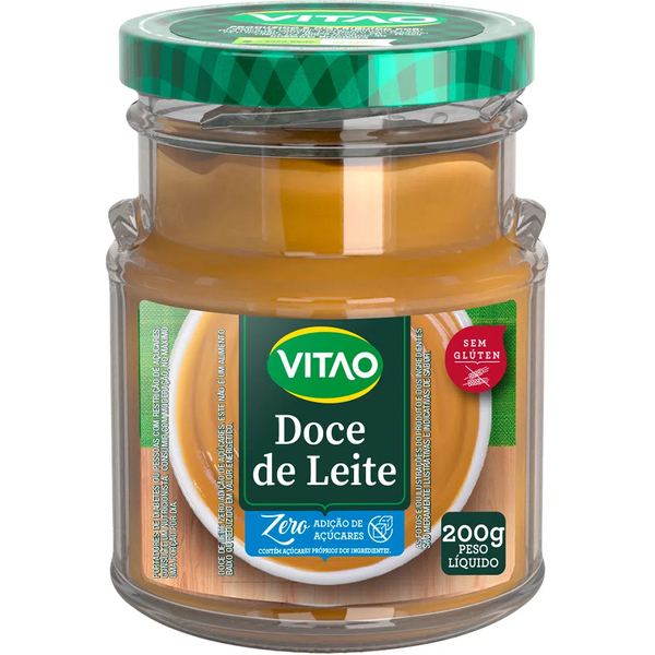 DOCE LEITE VITAO ZERO ACUCARES 200G
