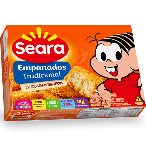 EMPANADO SEARA TURMA DA MONICA TRADICIONAL 300G