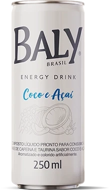 ENERGETICO BALY ENERGY DRINK COCO/ACAI 250ML