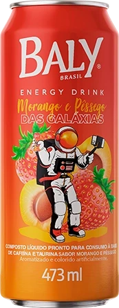 ENERGETICO BALY ENERGY DRINK MORANGO/PESSEGO 473ML