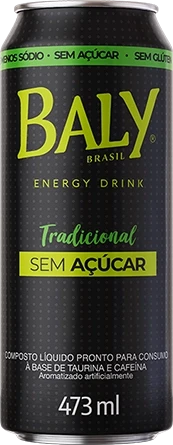 ENERGETICO BALY ENERGY DRINK S/ACUCAR TRADICIONAL 473ML