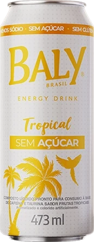 ENERGETICO BALY ENERGY DRINK S/ACUCAR TROPICAL 473ML