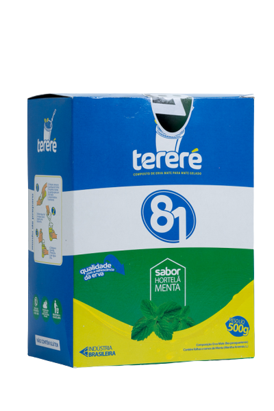 ERVA MATE TERERE 81 MENTA/HORTELA 500G