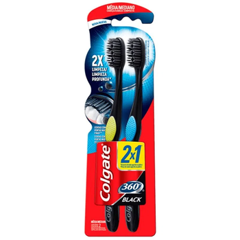 ESCOVA DENTAL COLGATE 360 BLACK LEVE 2 PAGUE 1