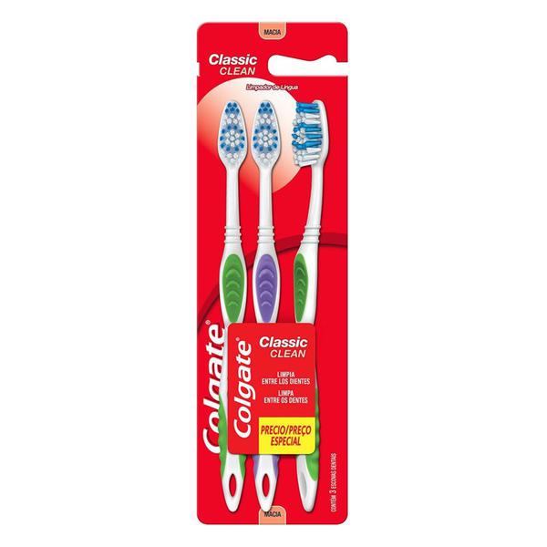 ESCOVA DENTAL COLGATE CLASSIC CLEAN MACIA LEVE 3 PAGUE 2