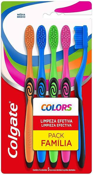 ESCOVA DENTAL COLGATE COLORS MEDIA C/5
