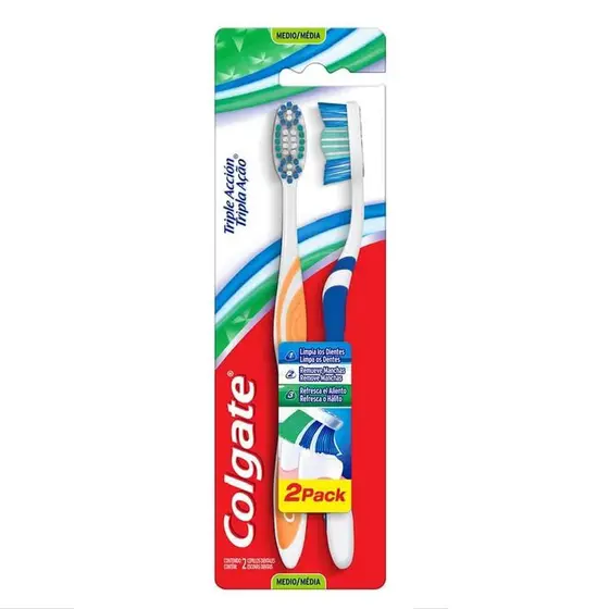 ESCOVA DENTAL COLGATE TRIPLA ACAO LEVE 2 PAGUE 1