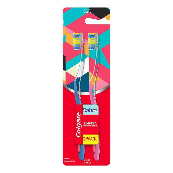 ESCOVA DENTAL COLGATE TWISTER MACIA LEVE 2 PAGUE 1 REF.8624