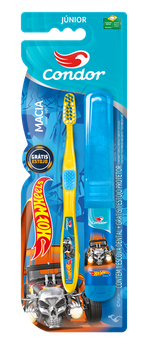 ESCOVA DENTAL CONDOR JUNIOR HOTWHEELS C/ESTOJO REF.8260-0