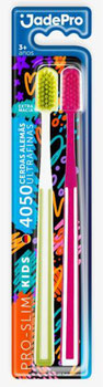 ESCOVA DENTAL JADEPRO PRO-SLIM EXTRA MACIA KIDS C/2 REF.362
