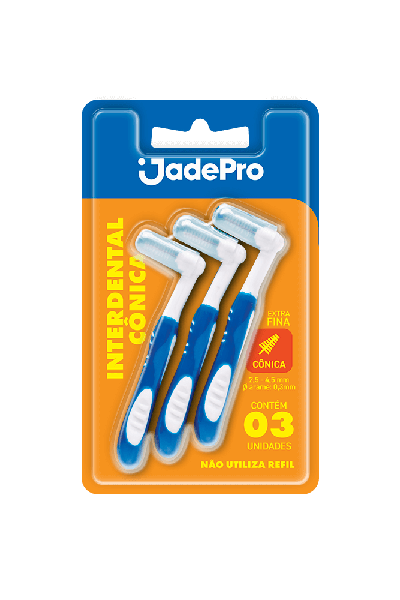 ESCOVA INTERDENTAL JADEPRO CONICO EXTRAFINA C/3 REF.405