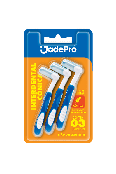 ESCOVA INTERDENTAL JADEPRO CONICO EXTRAFINA C/3 REF.405