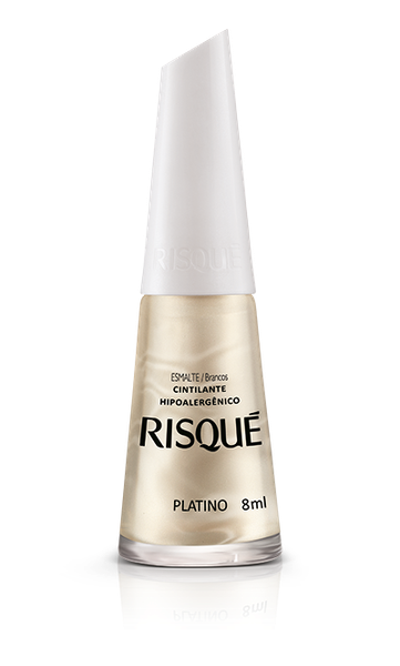 ESMALTE RISQUE CINTILANTE PLATINO 8ML