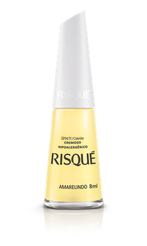 ESMALTE RISQUE CREMOSO AMARELINDO 8ML