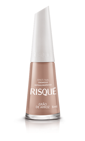 ESMALTE RISQUE CREMOSO GRAO DE ARROZ 8ML