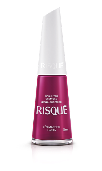 ESMALTE RISQUE CREMOSO LEO MANDOU FLORES 8ML