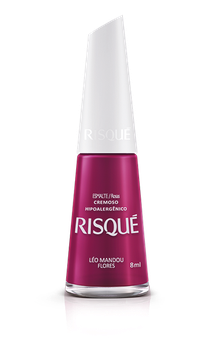 ESMALTE RISQUE CREMOSO LEO MANDOU FLORES 8ML