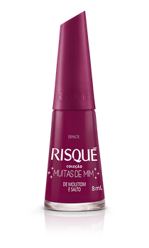 ESMALTE RISQUE CREMOSO MUITAS DE MIM DE MOLETOM E SALTO 8ML
