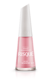 ESMALTE RISQUE CREMOSO ROSE BOMBOM 8ML