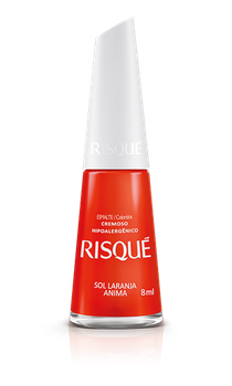 ESMALTE RISQUE CREMOSO SOL LARANJA ANIMA 8ML