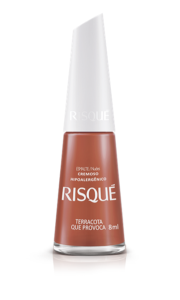 ESMALTE RISQUE CREMOSO TERRACOTA QUE PROVOCA 8ML