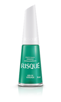 ESMALTE RISQUE CREMOSO VER DE VERDADE 8ML