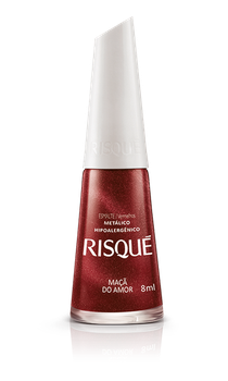 ESMALTE RISQUE METALICO MACA DO AMOR 8ML